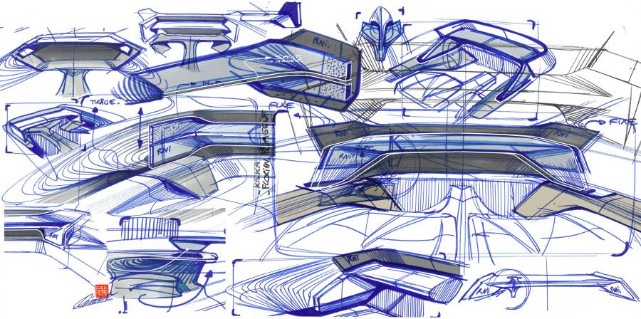 Эскиз DS Aero Sport Lounge Concept 2020 года  (фото 25 из 68)